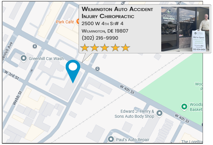Wilmington Auto Accident Injury Chiropractic on googlemap