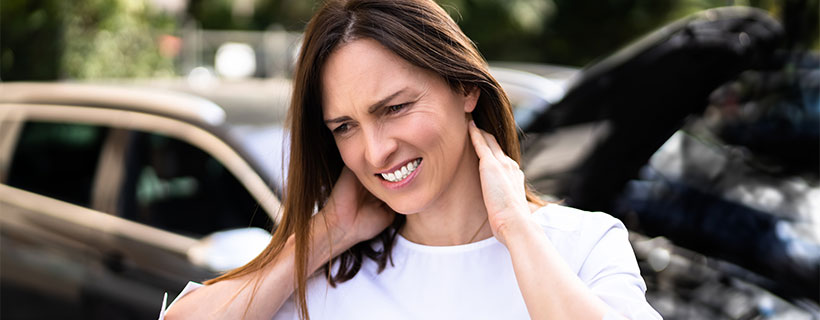 auto accident injury patient in need of whiplash treatment in Wilmington